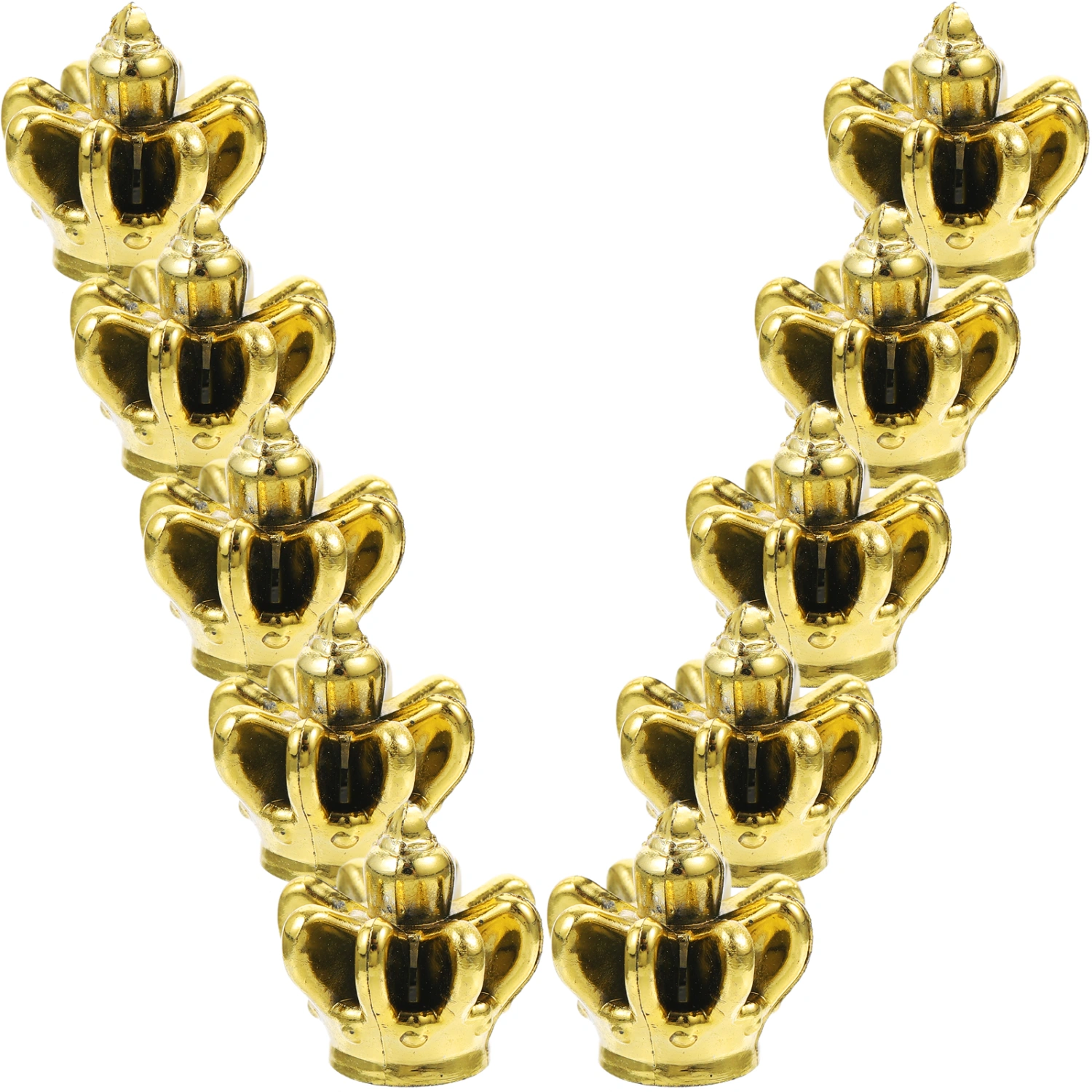 10pcs Mini Crown Charms DIY Mini Crown for DIY Crafts Jewelry Making Gift Decoration