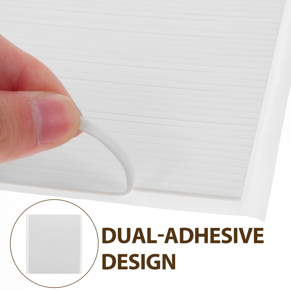 6 Sheets Sticky Foam Sheets Double Sided Adhesive Foam Sticky Strips Dual-Adhesive Foam Sticky Strips