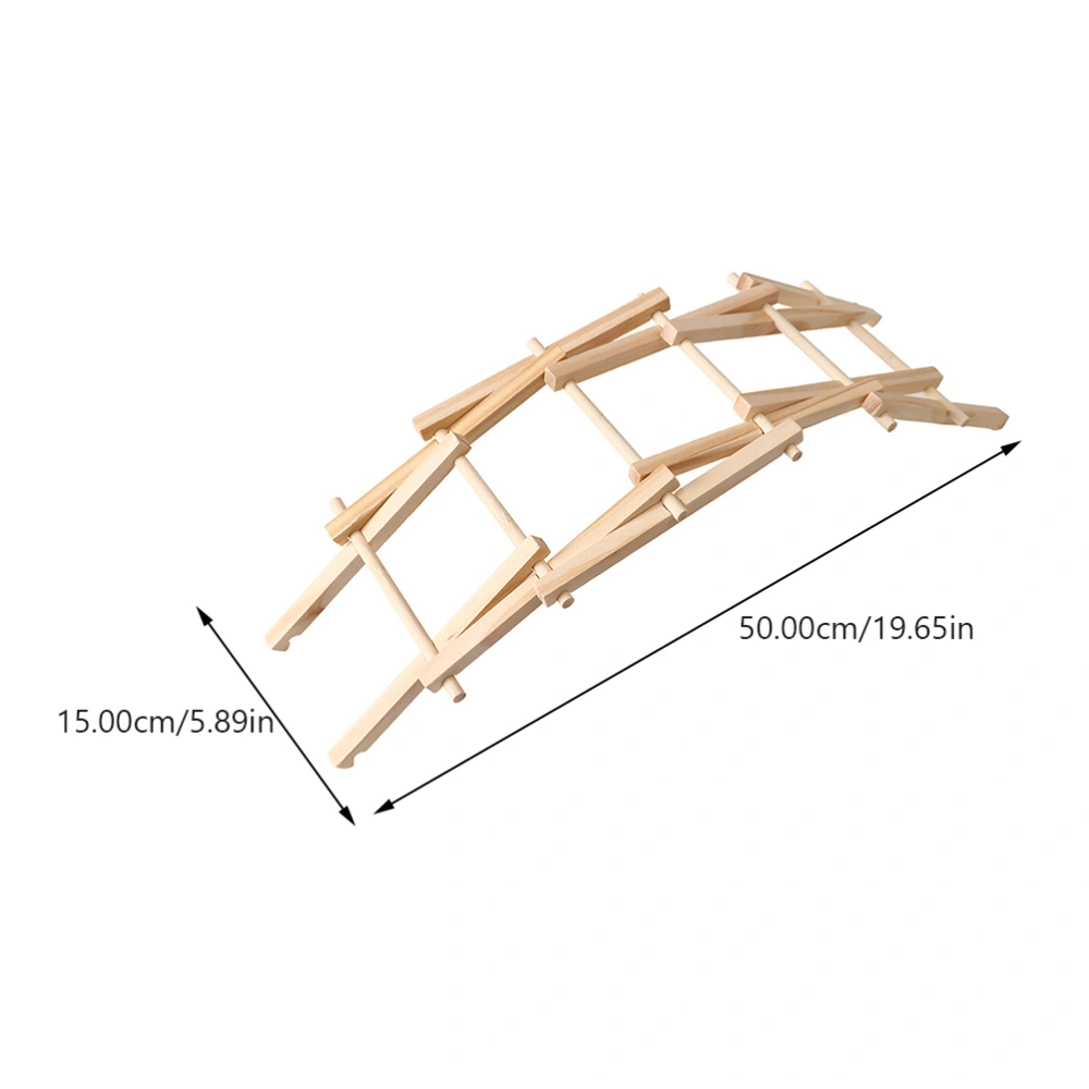 1 Set of Science Project for Kids Arch Bridge Assemble Toys Wooden Arch Bridge Educational Toys