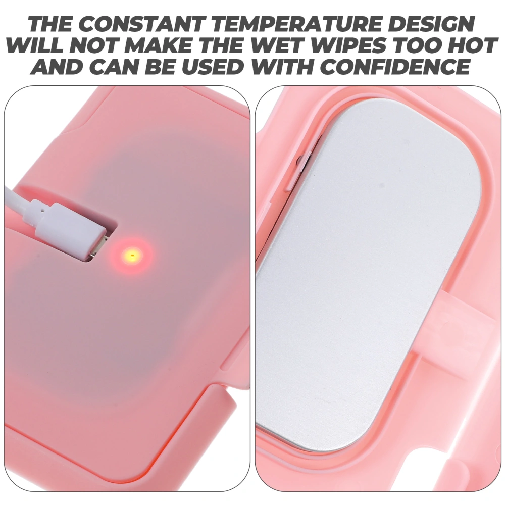 Baby Wet Wipe Warmer Portable USB Wet Tissue Heater Temperature Control Tissue Warmer