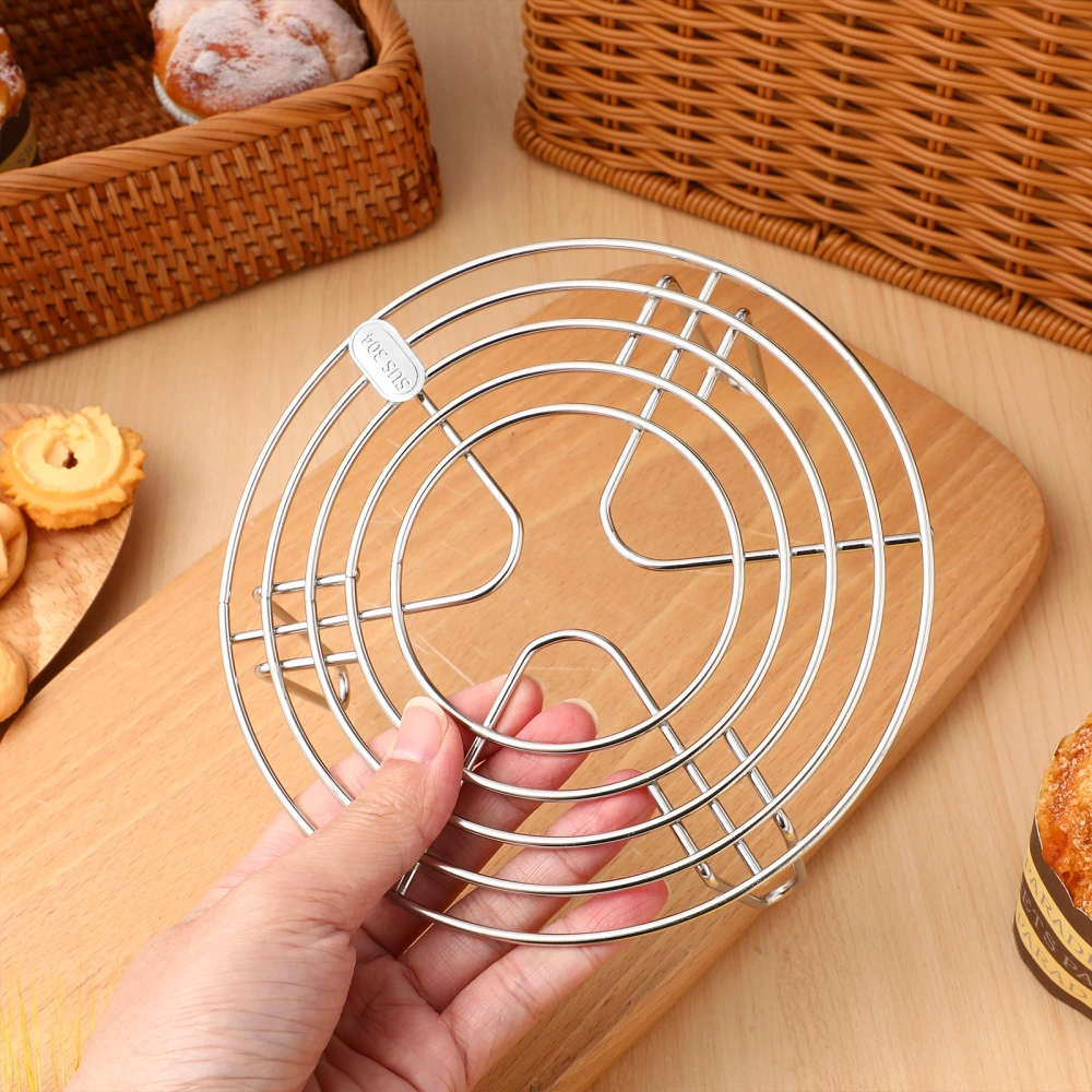 Stainless Steel Steamer Rack Round Cooling Rack for Steaming Canning Cooking and Baking