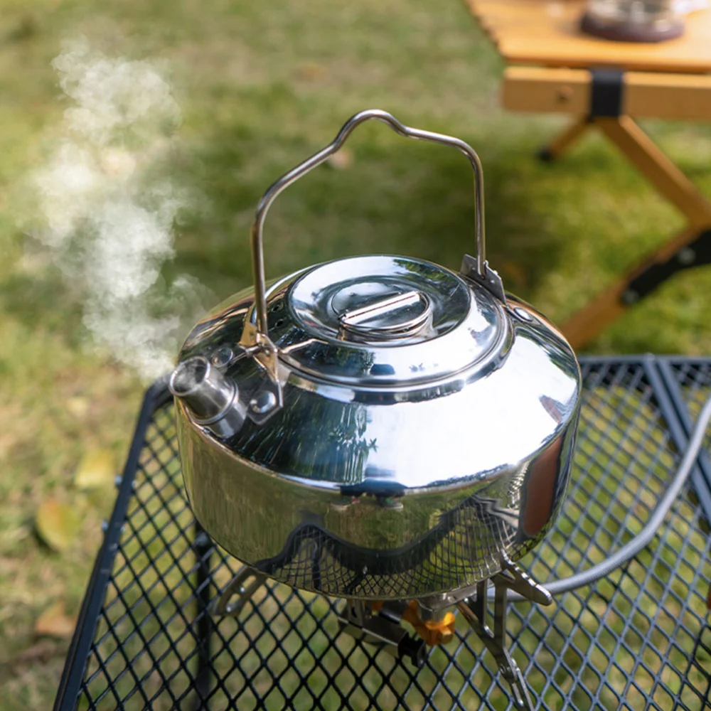 Stainless Steel Teakettle Stainless Steel Water Kettle Outdoor Tea Kettle Portable Water Container