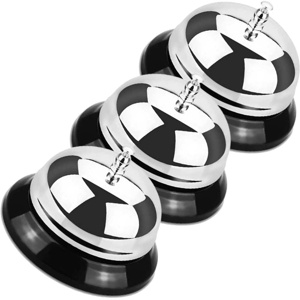 3pcs Table Dinner Bells Service Bells Call Bells Kitchen Call Bells Metal Table Bells