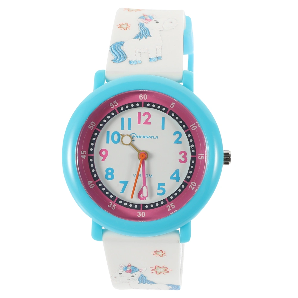 Children Watch Adorable Kids Watch Cartoon Water Proof Silent Watch Band Kids Watch