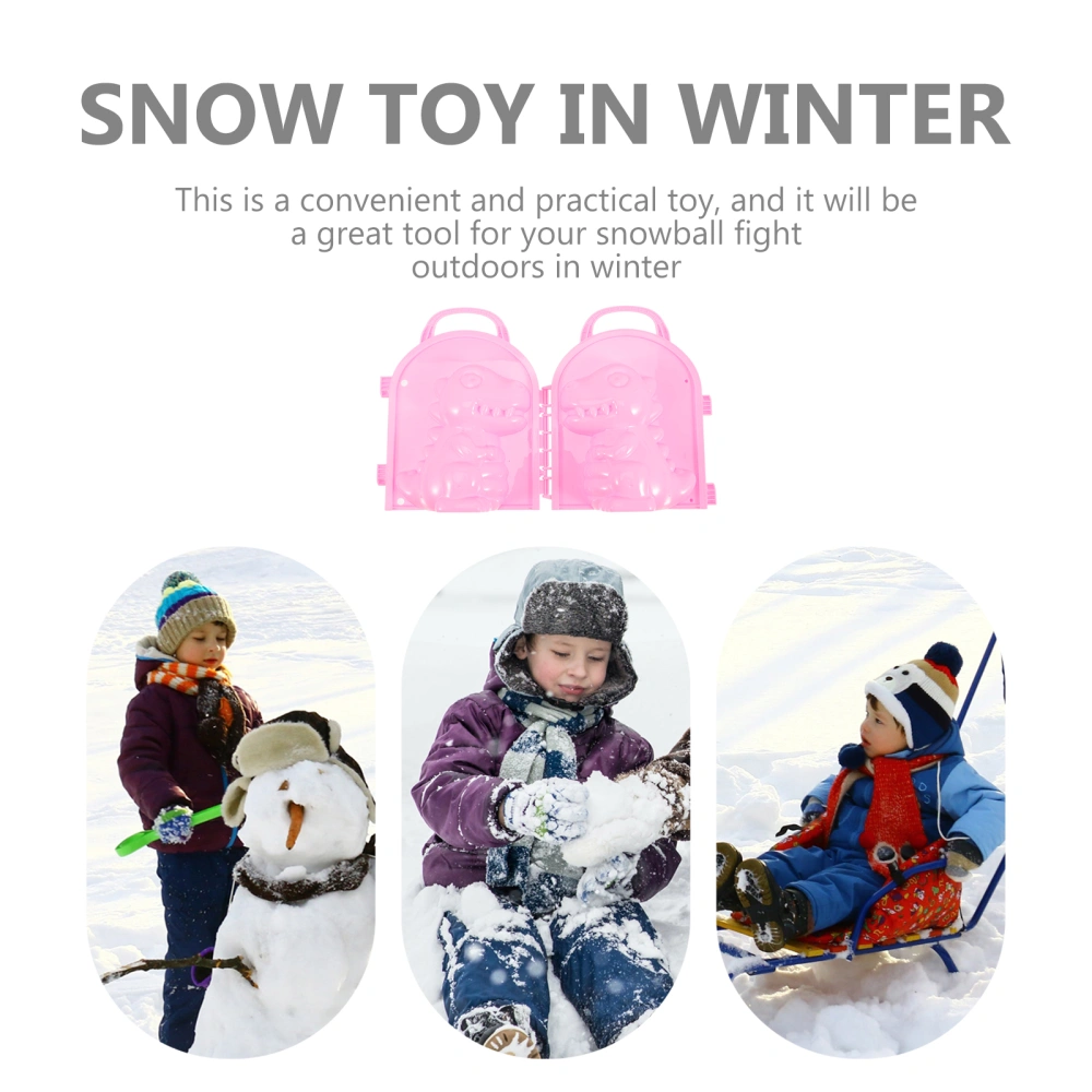 Cartoon Shaped Snow Toy Snowball Maker Compact Snowball Clip Children Plaything