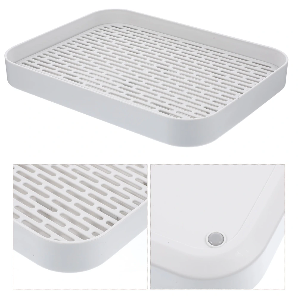 Kitchen Draining Tray Slotted Drain Board Drainable Toiletries Plate Detachable Draining Tray