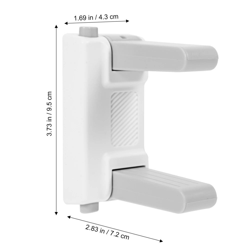 Door Lock For Kids Safety Double Baffles Baby Proof Door Handle Lever Cover