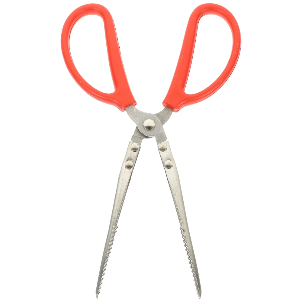 Crab Tong Multi-function Stainless Steel Clip Scissor Tong Anti-slip Clamp Seafood Clip