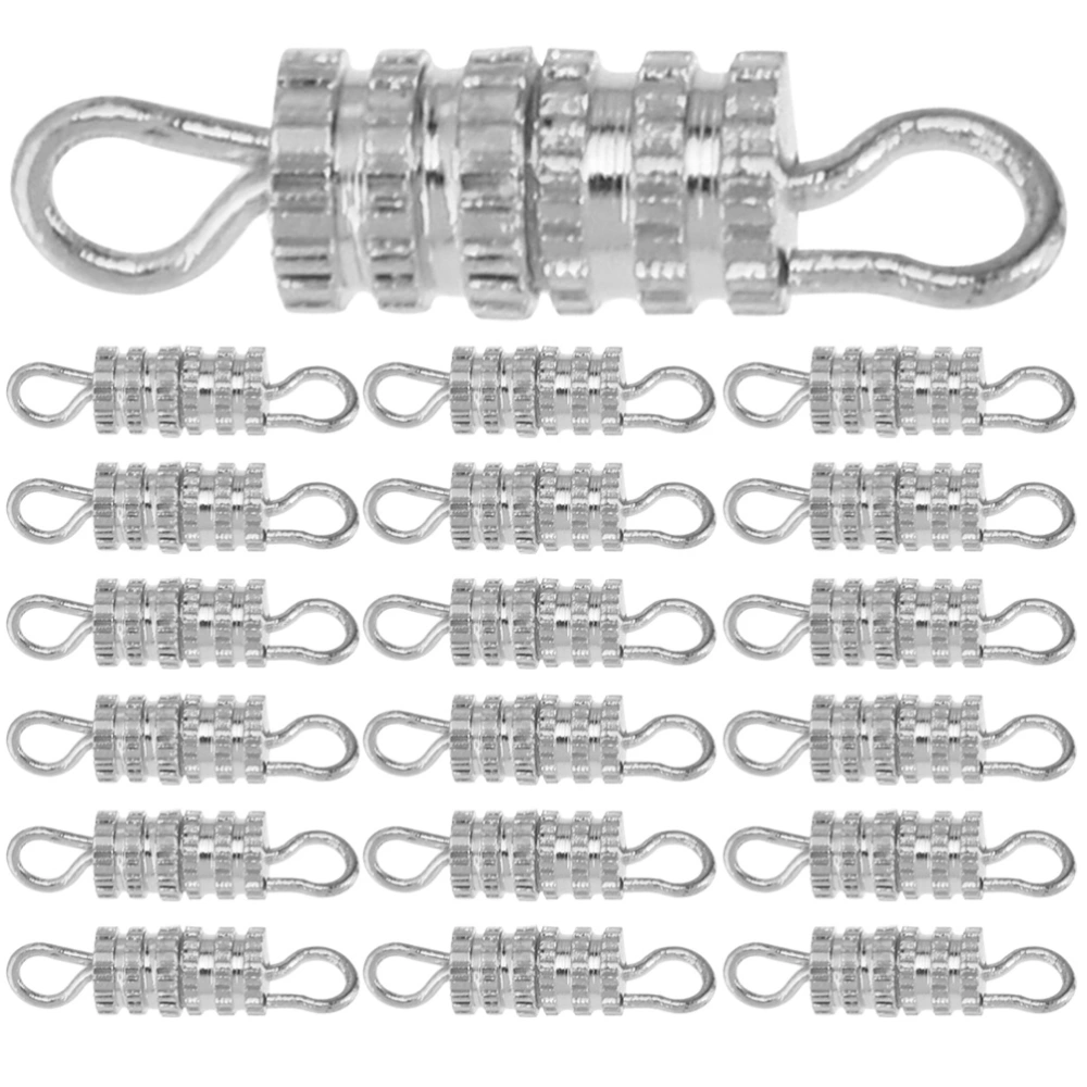 50pcs Jewelry Clasps Screw Type Clasp for Necklace Bracelet Chain DIY Making Accessories