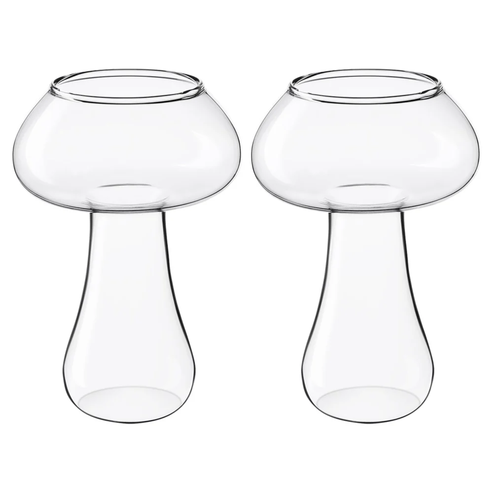 2Pcs Home Beverage Cup Creative Wine Cup Layered Shaped Cups Juice Cup Drink Cup