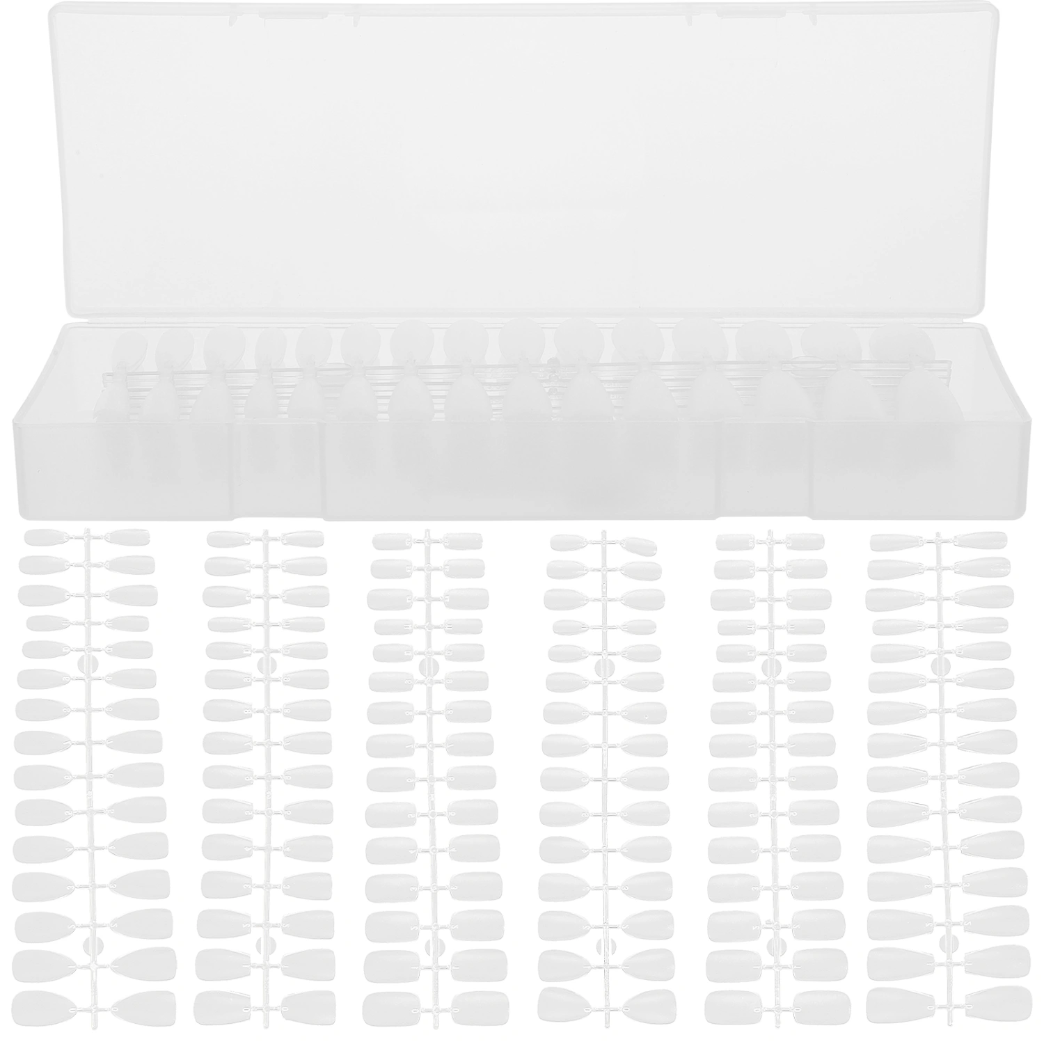 300Pcs False Nail Patches Fake Nail Tips Full Cover Fake Nails Frosted False Nails Press On Nails