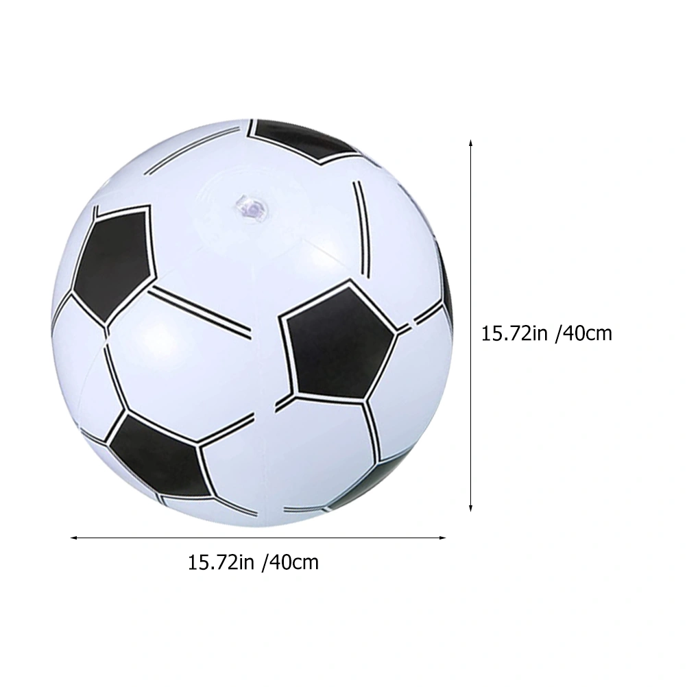 3Pcs Inflatable Football Toys Funny Inflatable Footballs Kids Beach Balls Swimming Inflatable Balls