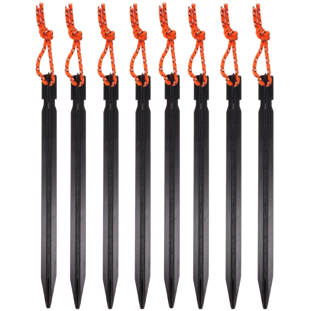 8Pcs Tent Pegs Aluminium Tent Stakes Pegs Tents Stakes Nail Spike Garden Stakes Camping Pegs