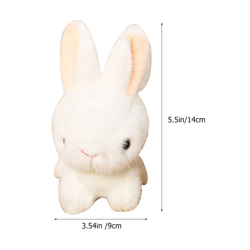 Stuffed Rabbit Doll Small Plush Rabbit Pendant Easter Plush Bunny Ornament Lovely Rabbit Decor