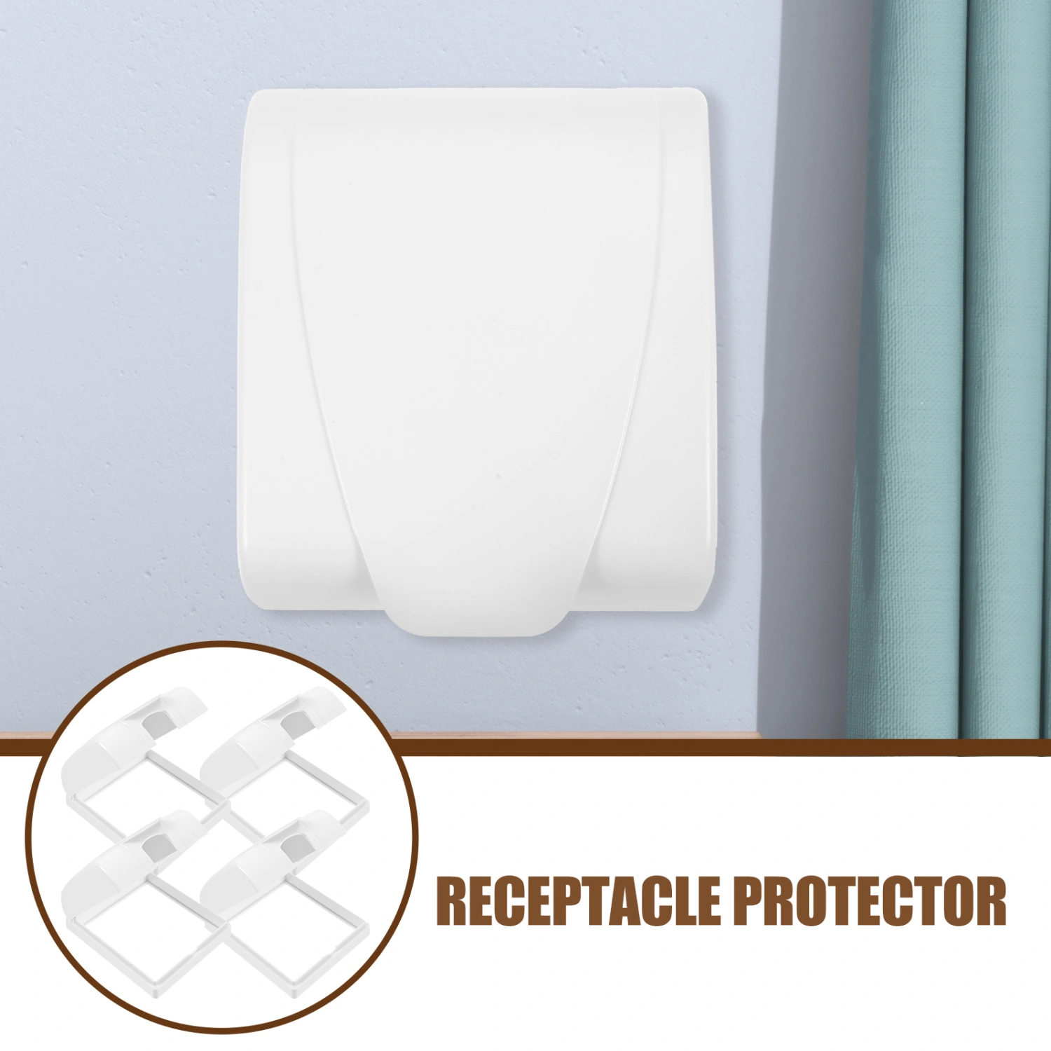 4pcs Outdoor Outlet Cover 86mm Outlet Receptacle Protector Receptacle Protector