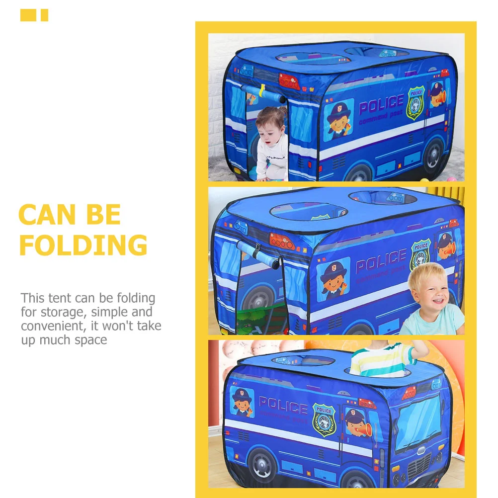 Folding Toddler Play Tent Indoor Children Tent Car Shaped Playhouse Tent Kids Playhouse Tent