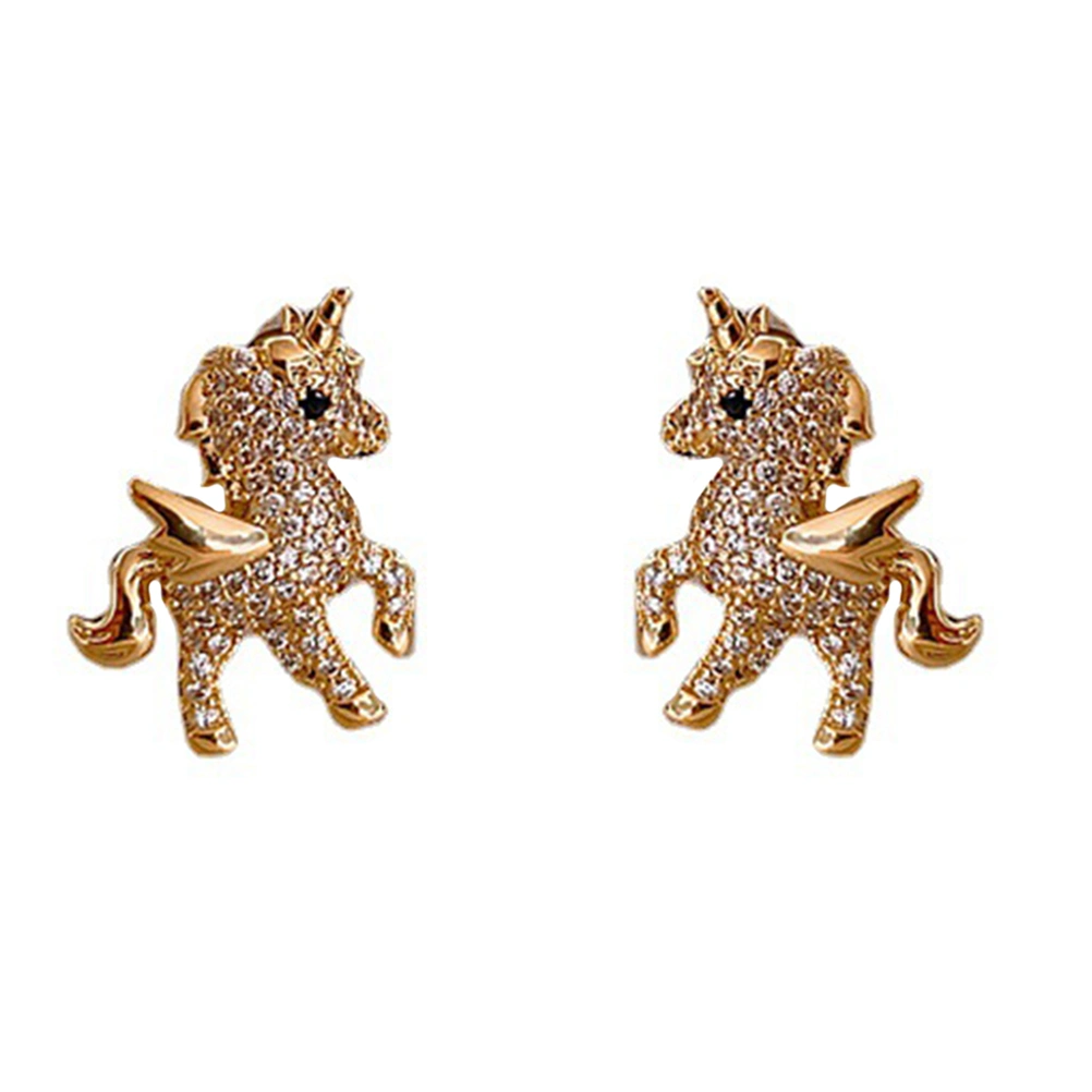 1 Pair Unicorn Stud Earrings Teens Girls Women Hypoallergenic Unicorn Earring Studs