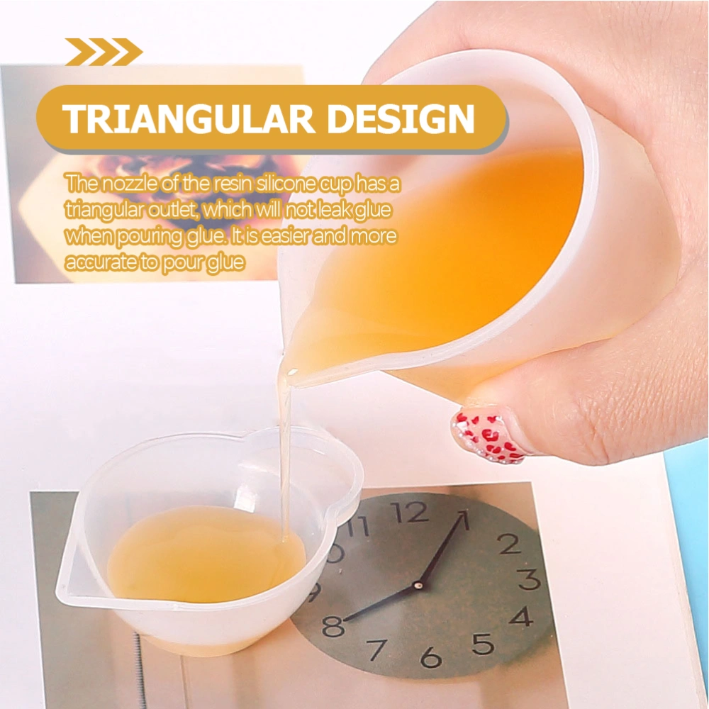 10pcs Silicone Measuring Cup Epoxy Resin Mixing Cup Graduated Measuring Cup