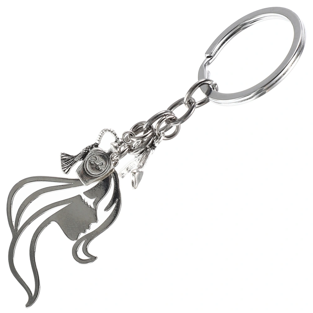 Hair Dryer Charm Keychain Key Ring Jewelry Hair Stylist Gift Hairdresser Gift