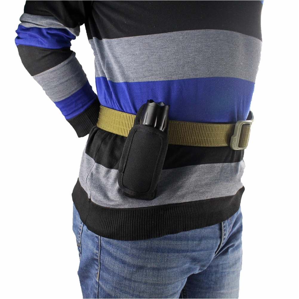 Duty Belt Flashlight Holster Duty Belt Torch Storage Bag Flashlight Belt Bag Rotary Flashlight Holster