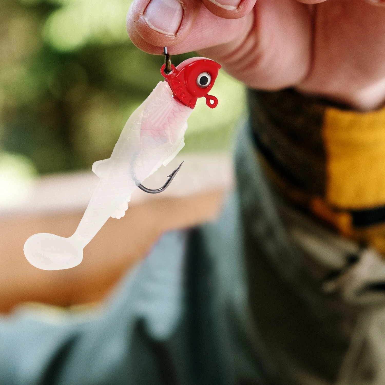 6Pcs Plastic Fishing Lures Reusable Fishing Lures Artificial Fishing Lures Fishing Equipment