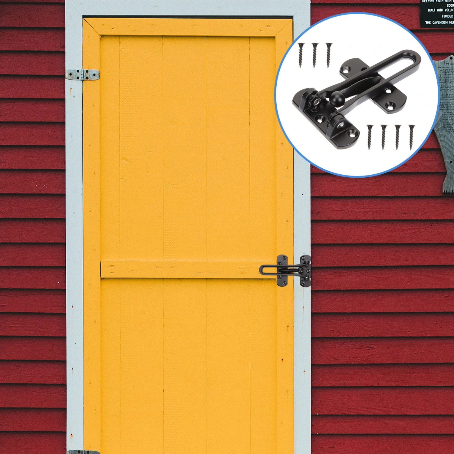 Swing Bar Door Lock Zinc Alloy Front Door Lock Door Stopper Security Bar