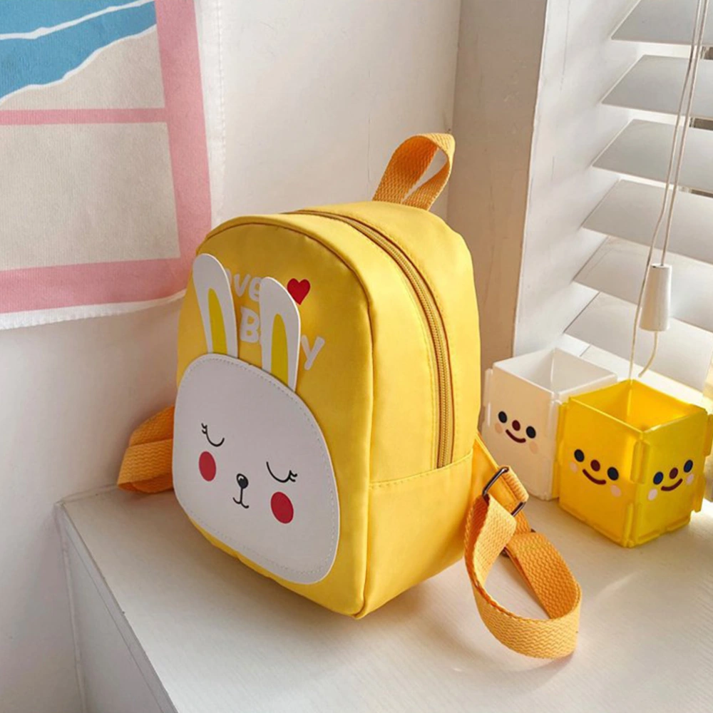 Adorable Student Schoolbag Lovely Rabbit Pattern Backpack Wear-resistant Nylon Schoolbag Study Supply