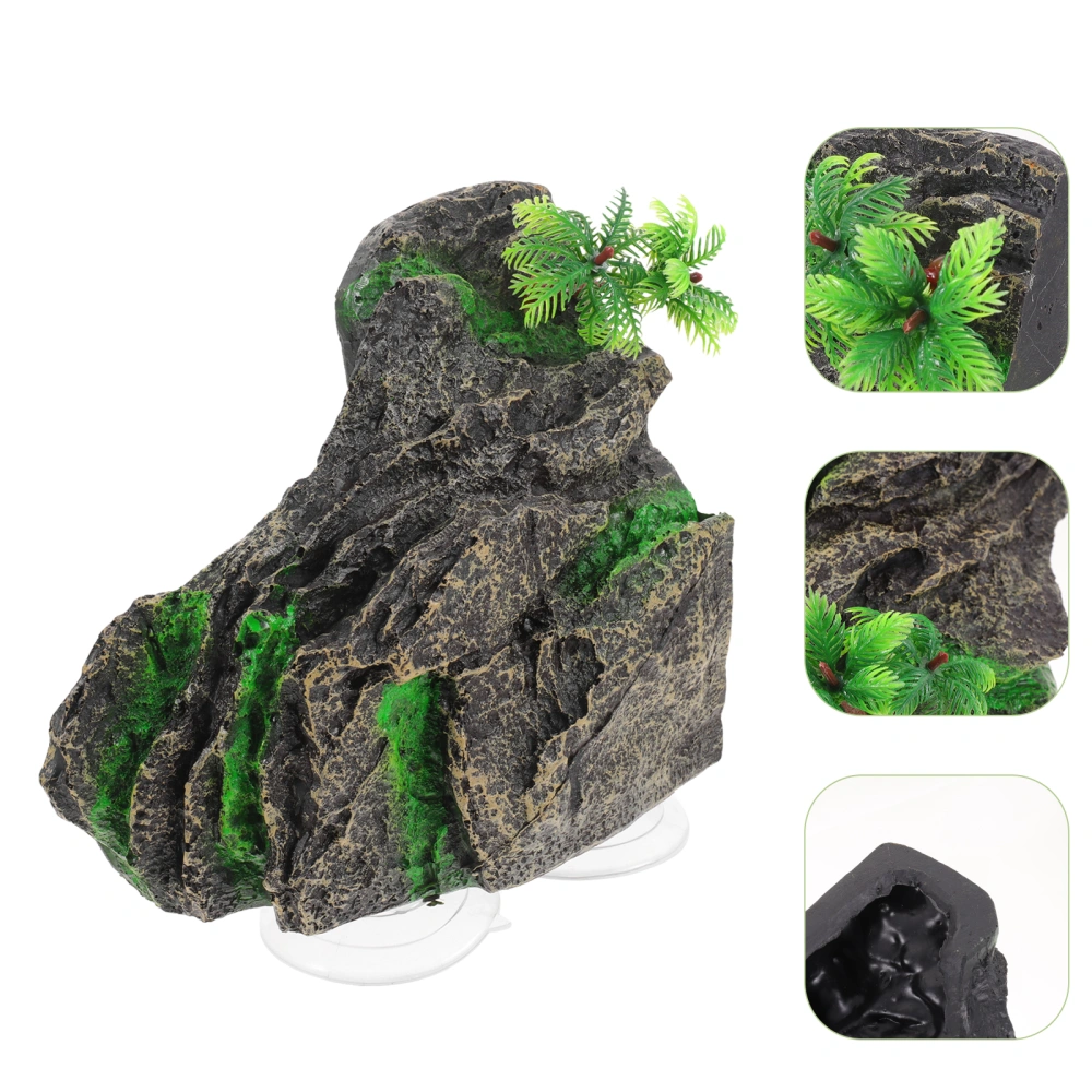 Reptile Basking Ramp Resin Basking Platform Simulated Turtle Basking Platform Fish Tank Decor