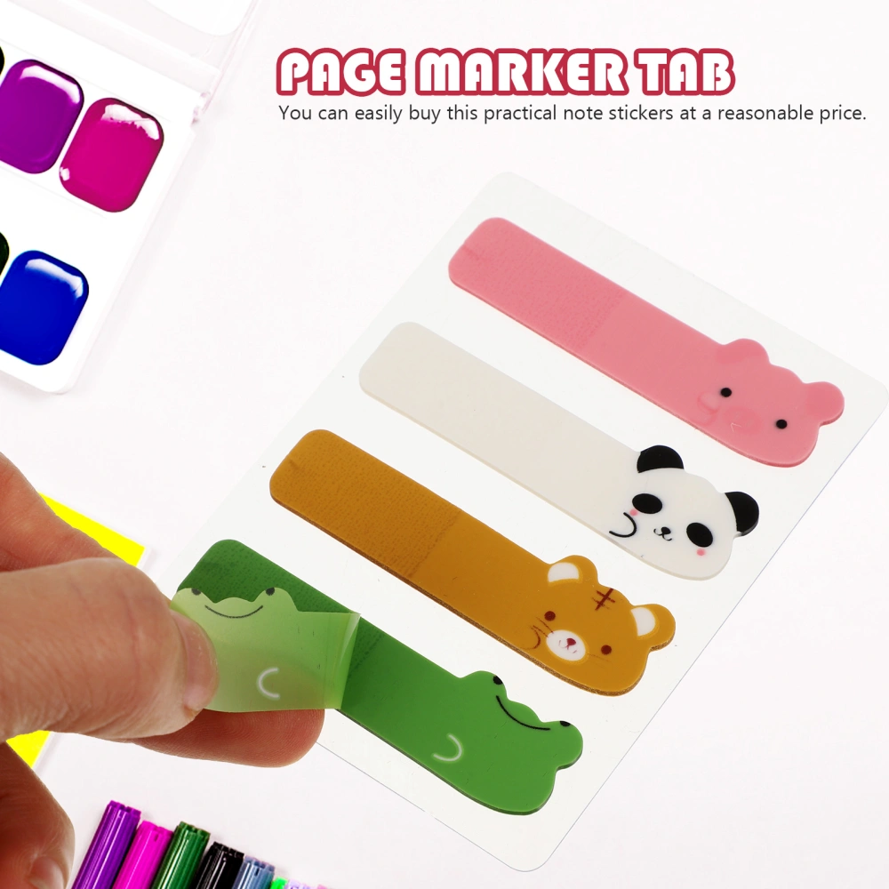 6 Packs of Colorful Page Tabs Decor Page Marker Paper Page Label Sticky Page Tabs