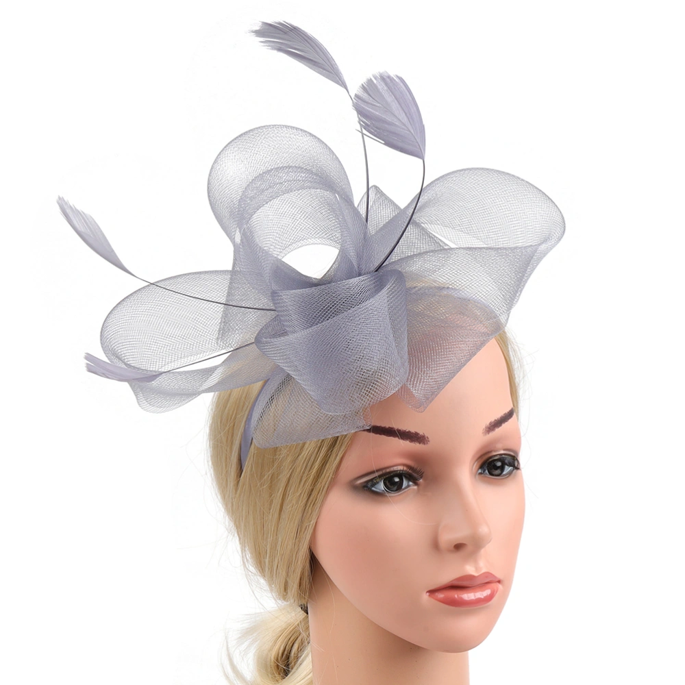 1 Set Tea Party Fascinator Hat Headband Fascinator Hat Clip Tea Party Hair Accessory