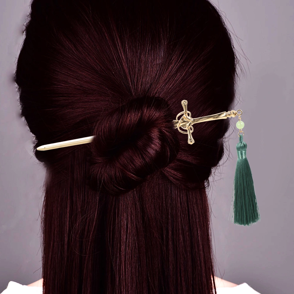 Tassel Hair Stick Ancient Style Sword Hairpin Chinese Hair Accessories for Women