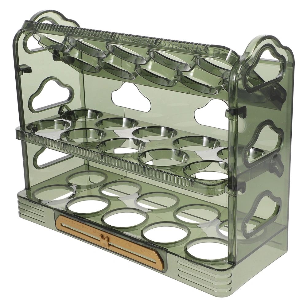 Egg Container 3-layer Egg Holder Egg Tray Egg Storage Rack for Refrigerator