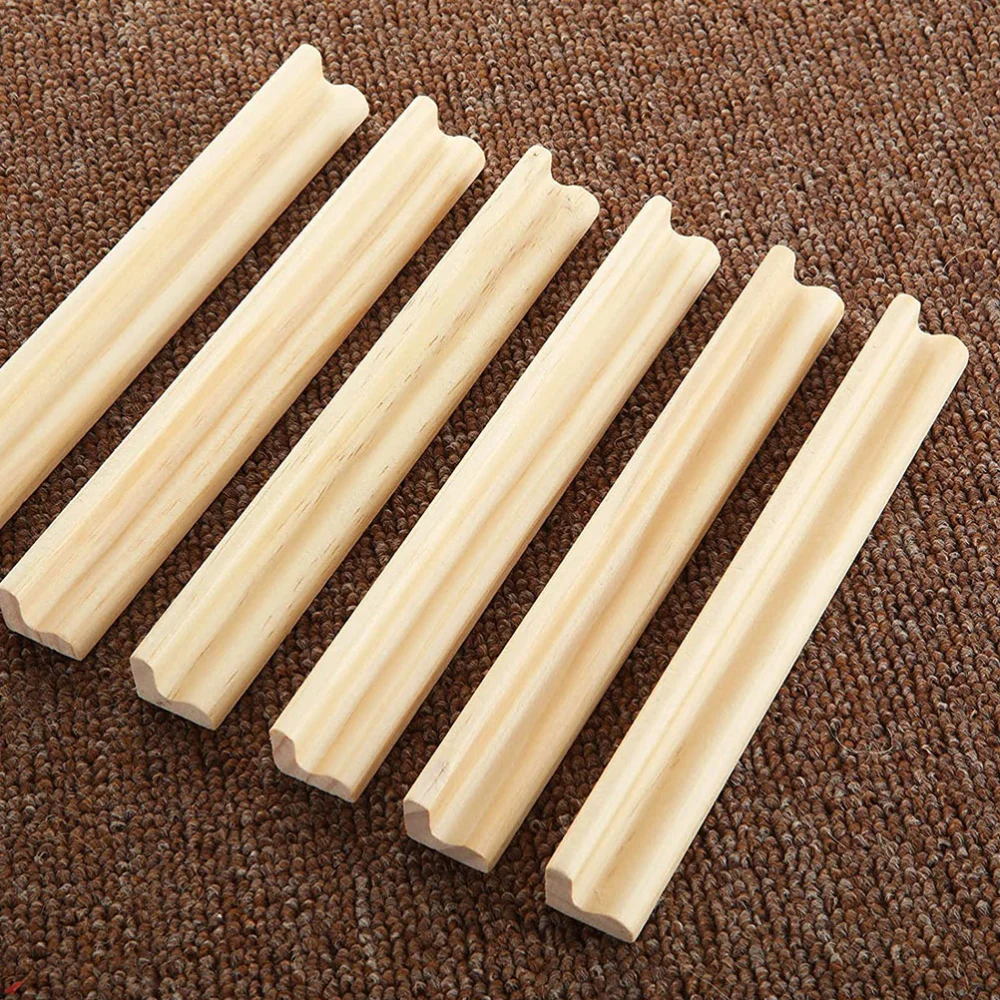 6Pcs Wooden Domino Holders Reusable Domino Trays DIY Domino Racks Domino Support Stands