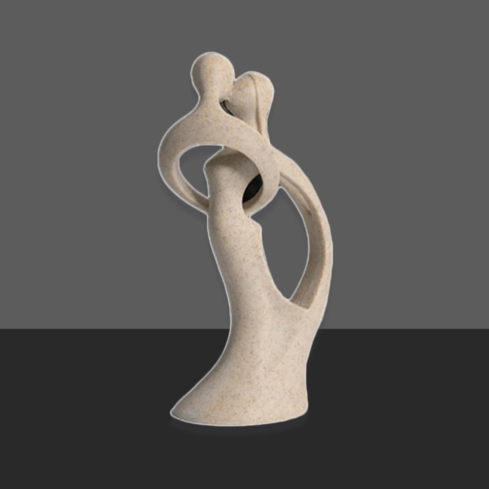 Couple Statue Modern Decoration Hugging Couple Figurine Couple Sculpture