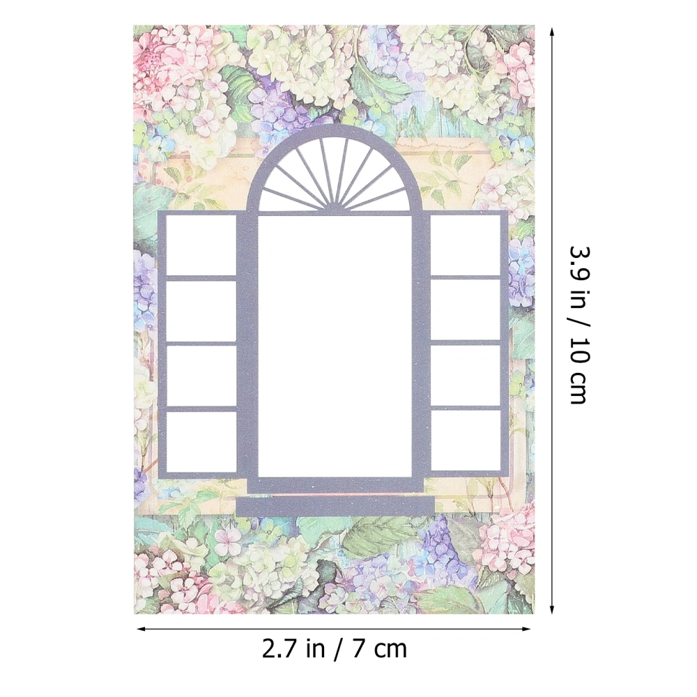 2 Sets of Window Garden Stickers DIY Scrapbook Stickers Decorative Stickers DIY Stickers