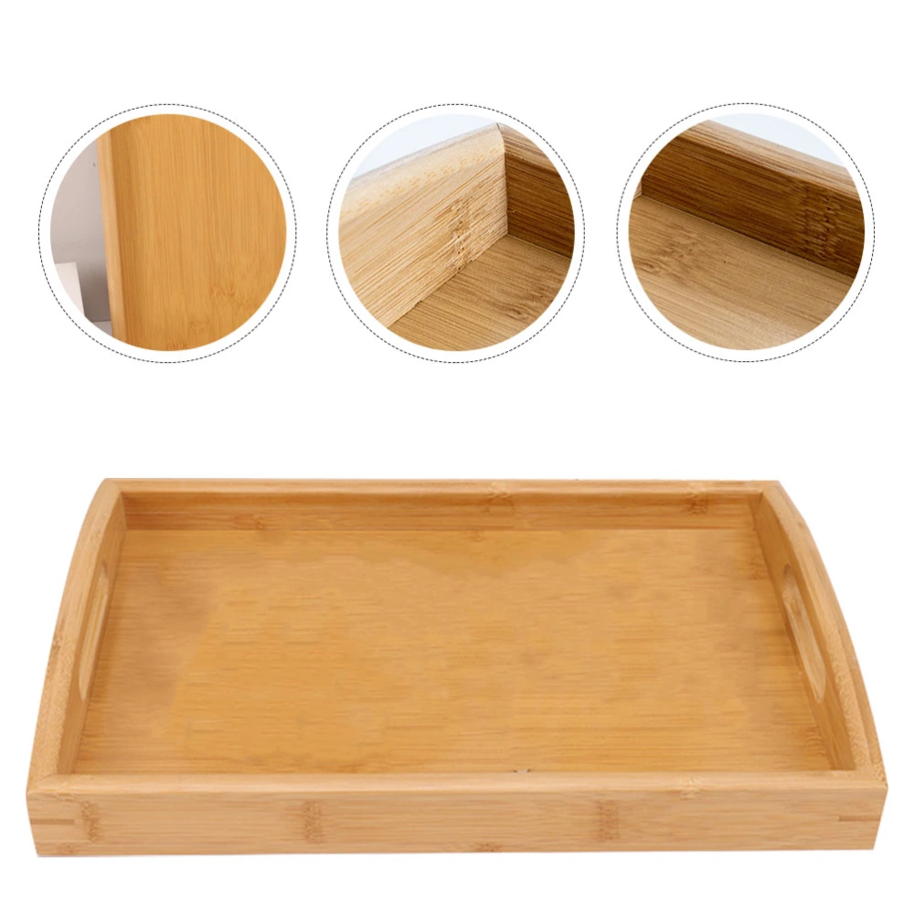 Kitchen Condiments Board Kitchen Tray Kitchen Cup Dish Tray  Bamboo Serving Tray