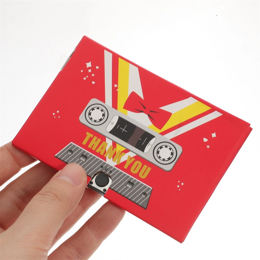 Recording Graduation Card Cartoon Graduation Greeting Card Graduation Sounding Card