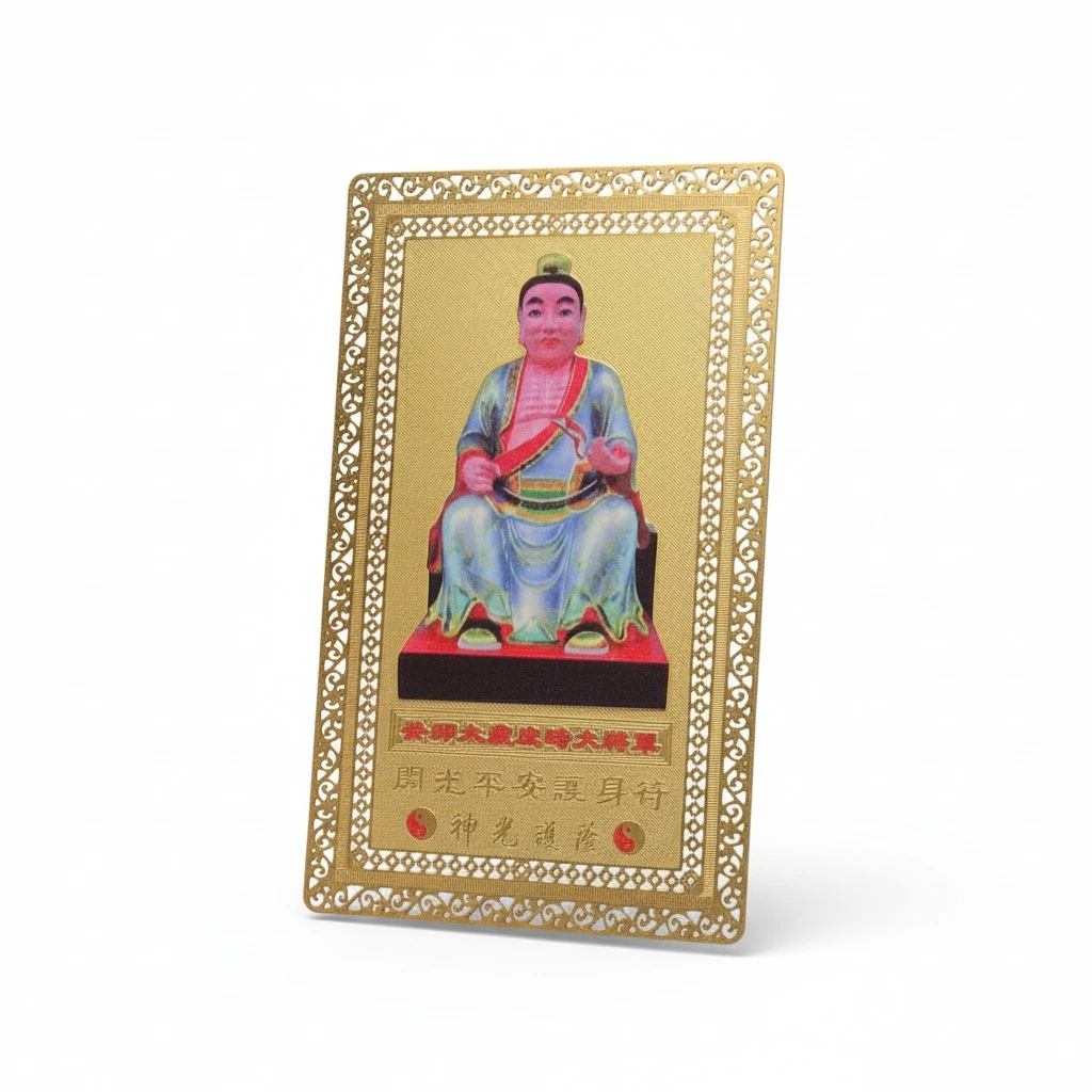 3pcs Chinese Style Amulet General Taisui Card Luck Auspicious Success Protection Cards