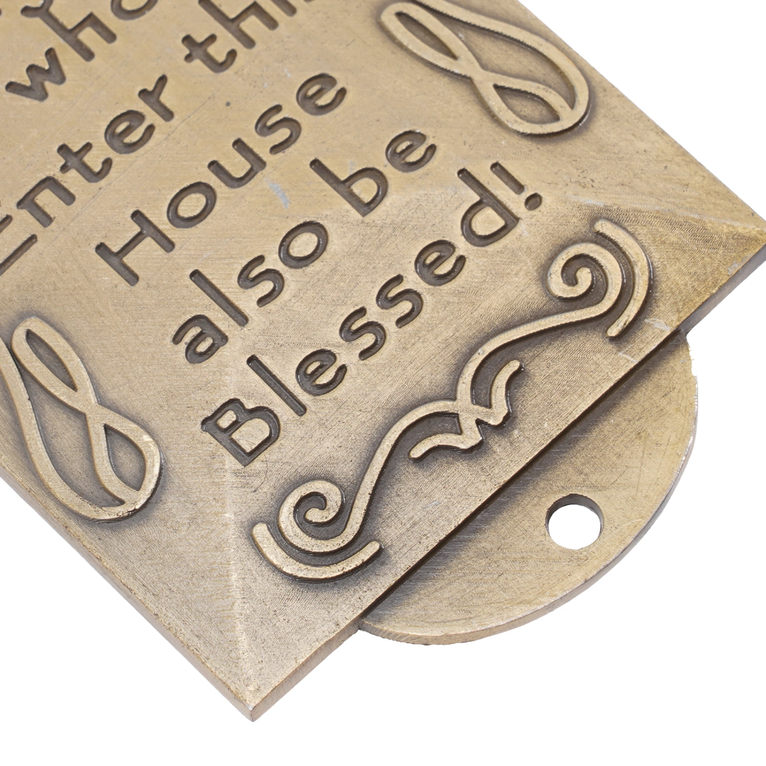 Door Mezuzah Religious Gatepost Mezuzah Decorative Retro Scripture Mezuzah