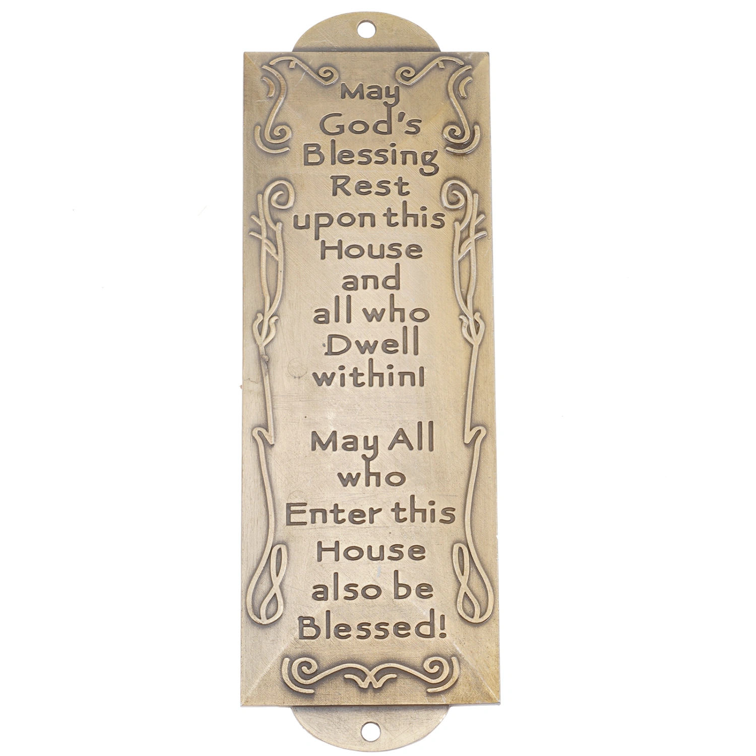 Door Mezuzah Religious Gatepost Mezuzah Decorative Retro Scripture Mezuzah