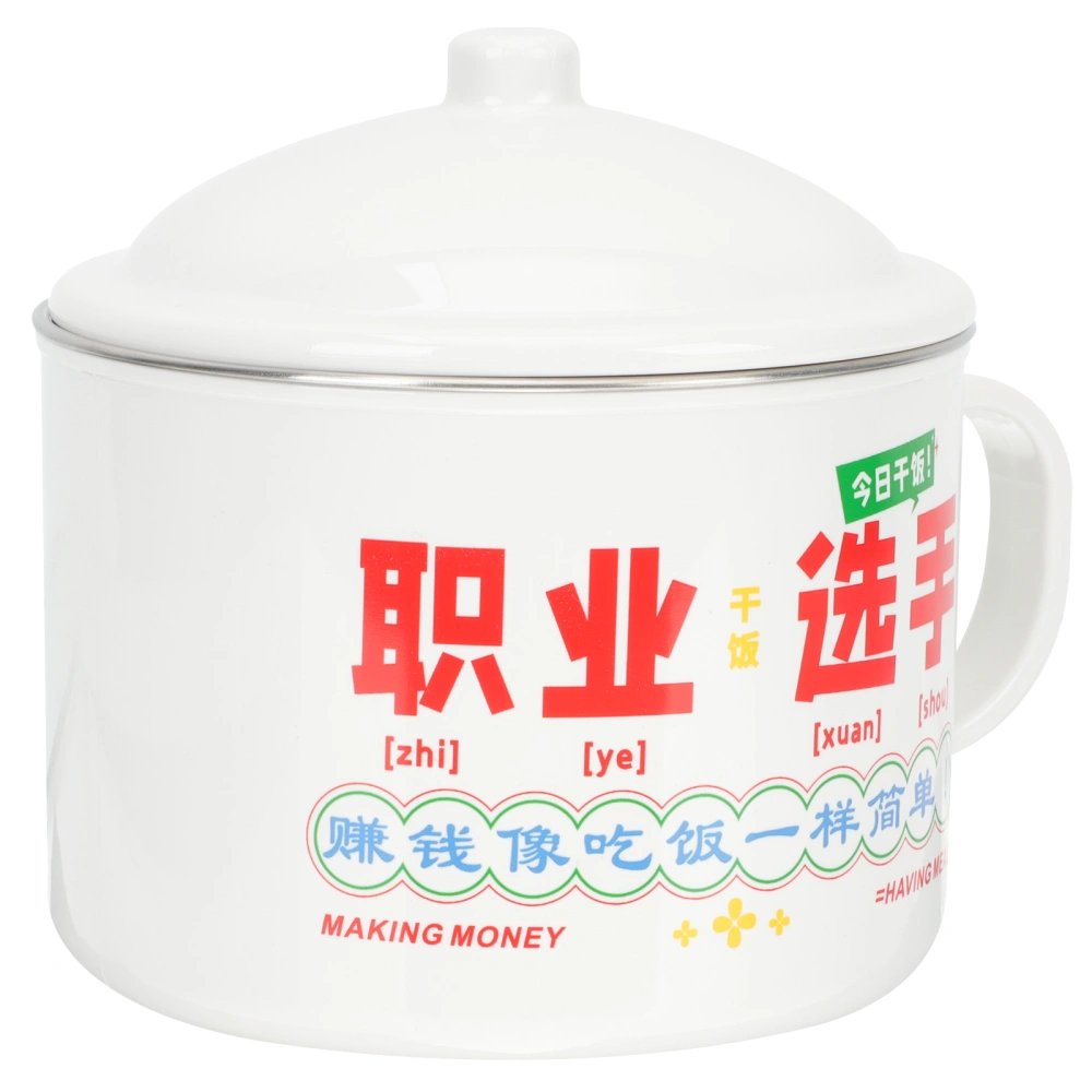 Retro Noodle Bowl Multi-function Instant Noodle Bowl Students Lunch Container Handheld Bowl