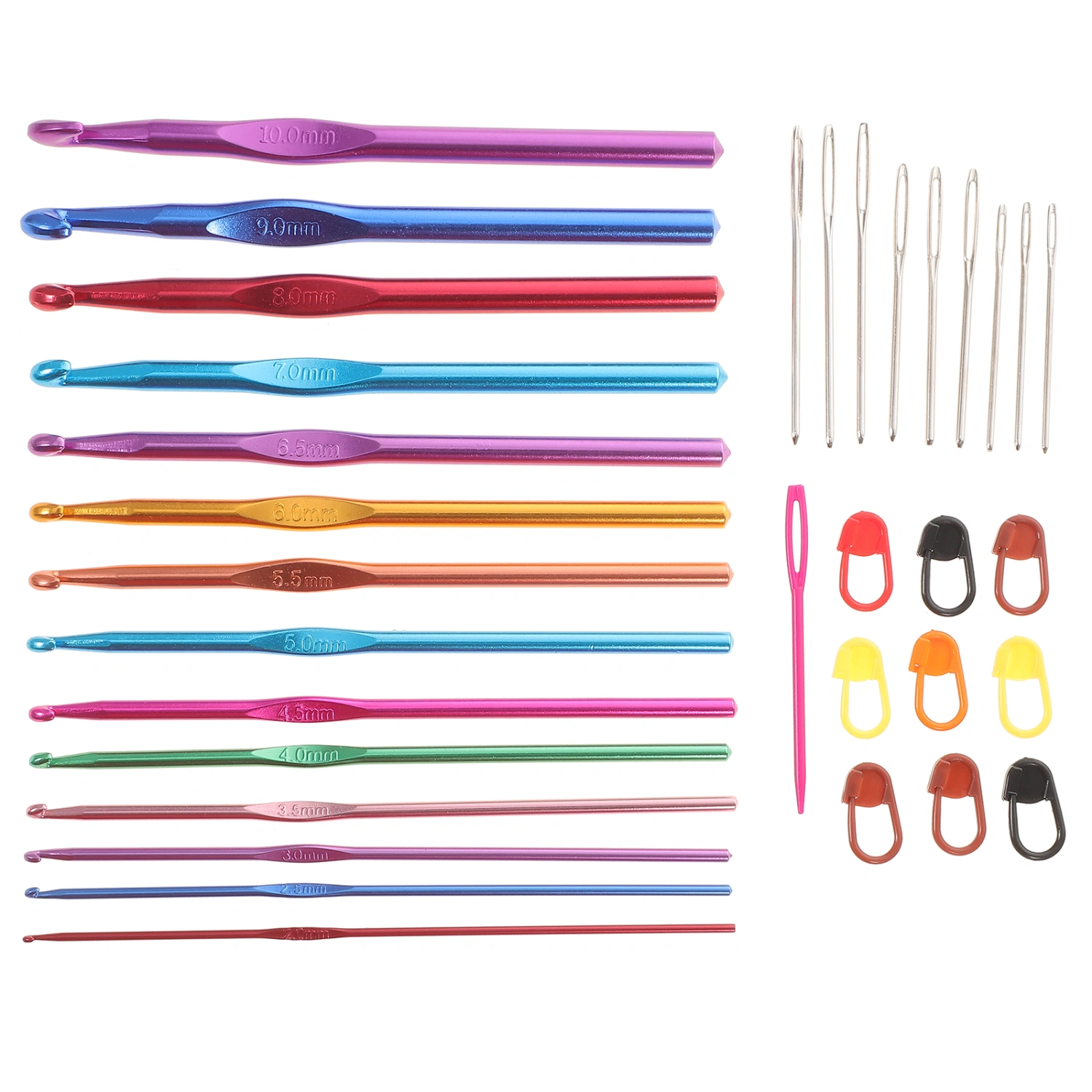 1 Set Knitting Crochet Hooks Yarn Knitting Crochet Hooks DIY Crochet Hooks Yarn Braiding Tools