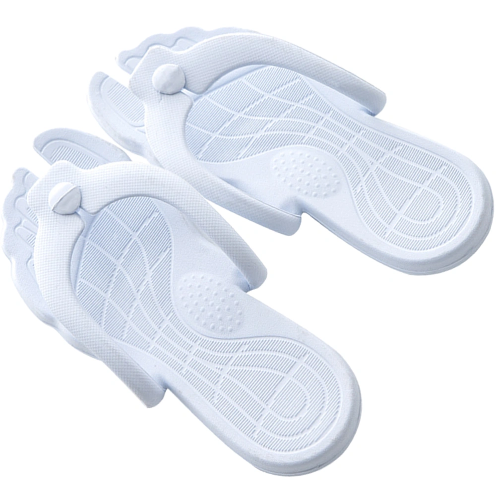 1 pair of Slippers Shower Beach Slippers Lightweight Flip Flops Sandals