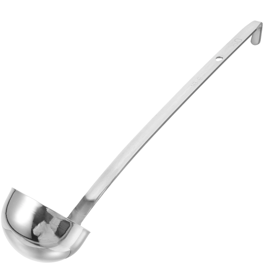 Stainless Steel Ladle Soup Handle Ladle Kitchen Cooking Soup Sauce Spoon