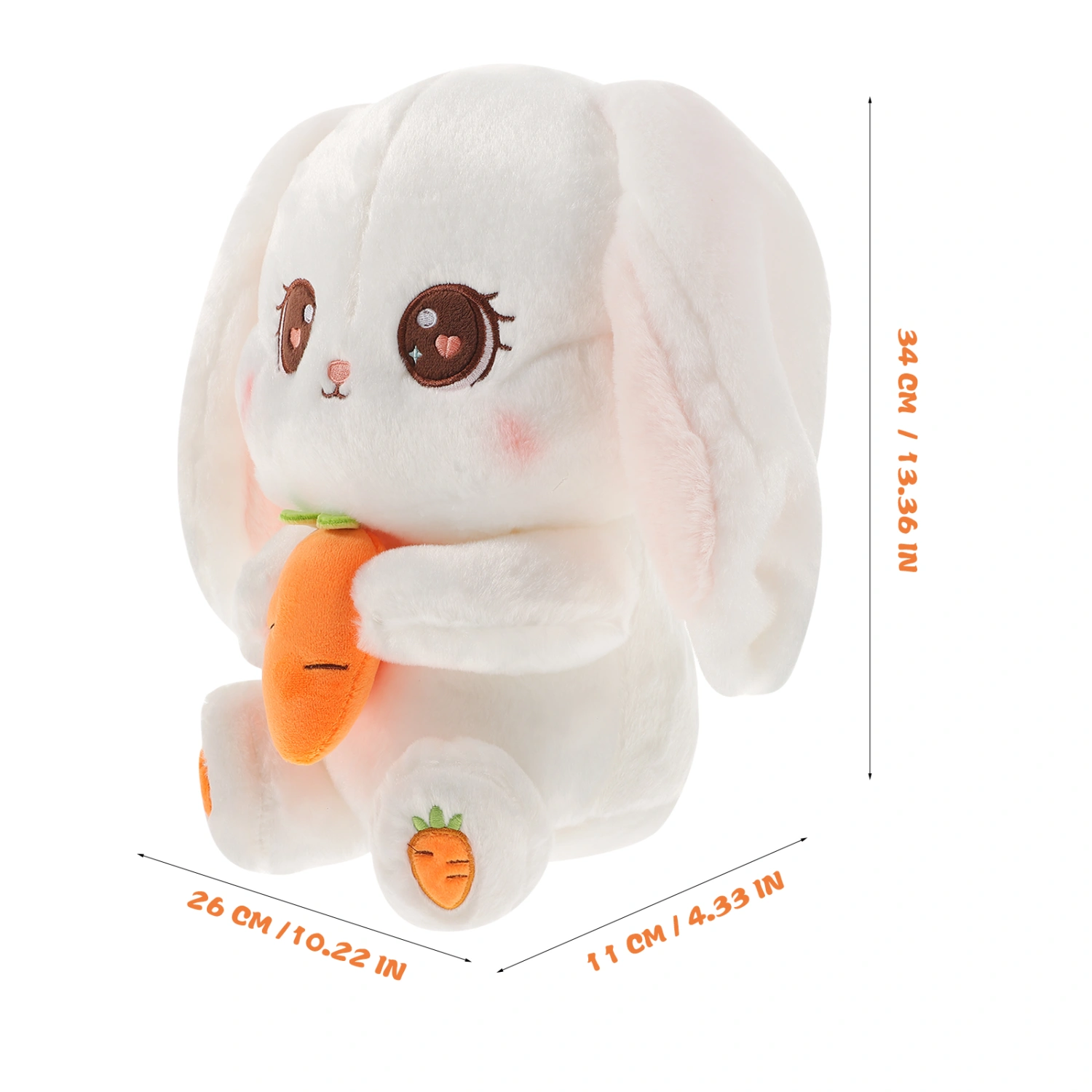 Stuffed Rabbit Doll Plush Bunny Toy Rabbit Plush Toy Stuffed Animal Bunny Toy Lovely Rabbit Decor