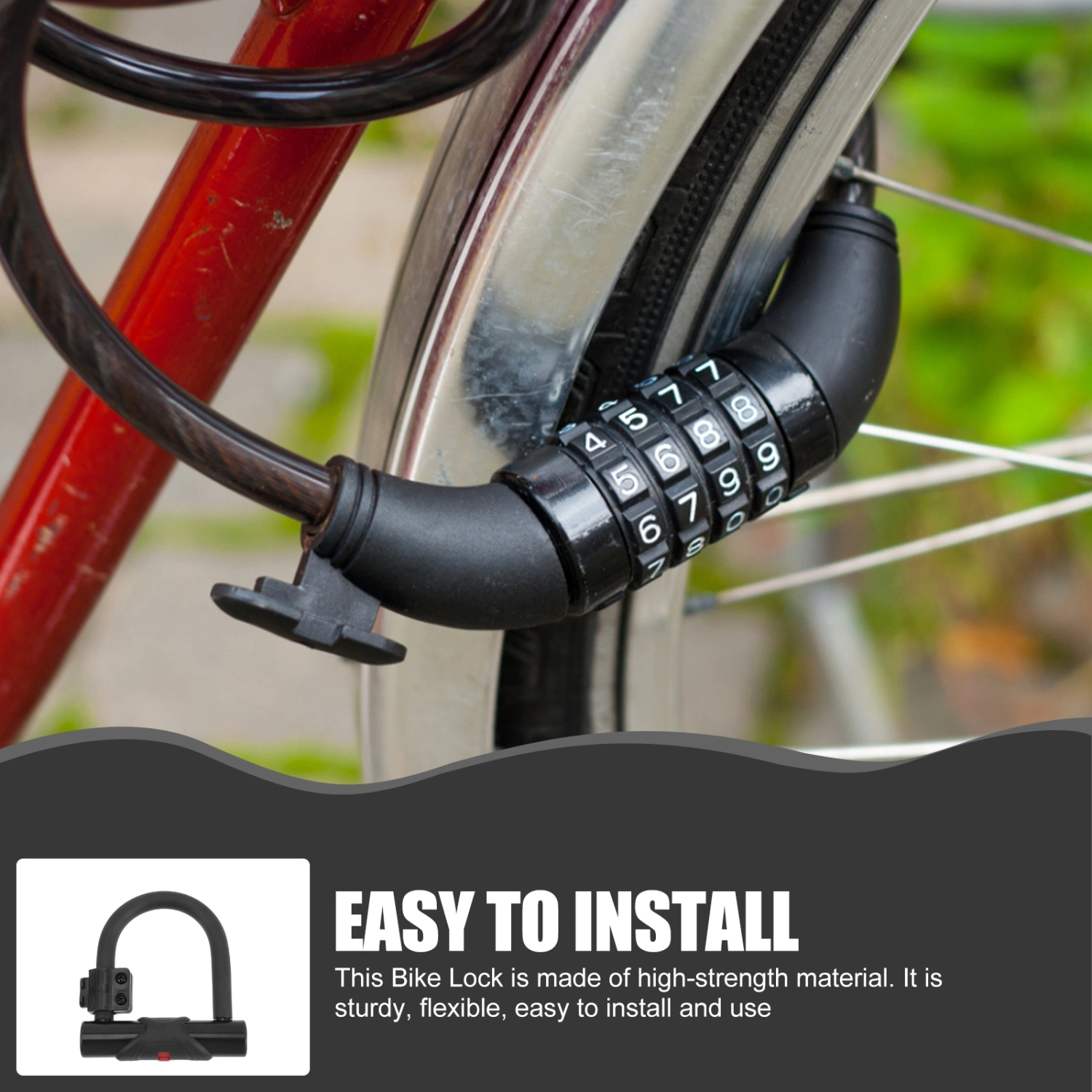 Multi-function Bike Locks Wear-resistant Motorcycle Locks Convenient Cycle Locks Cycle Supply