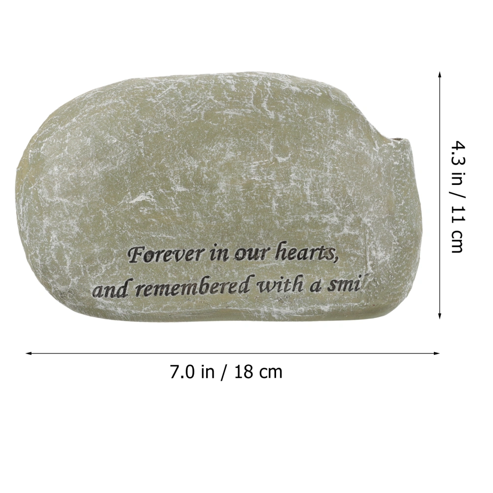 Pet Memorial Tombstone Pet Grave Marker Cat Grave Stone Decoration Dog Memorial Stone