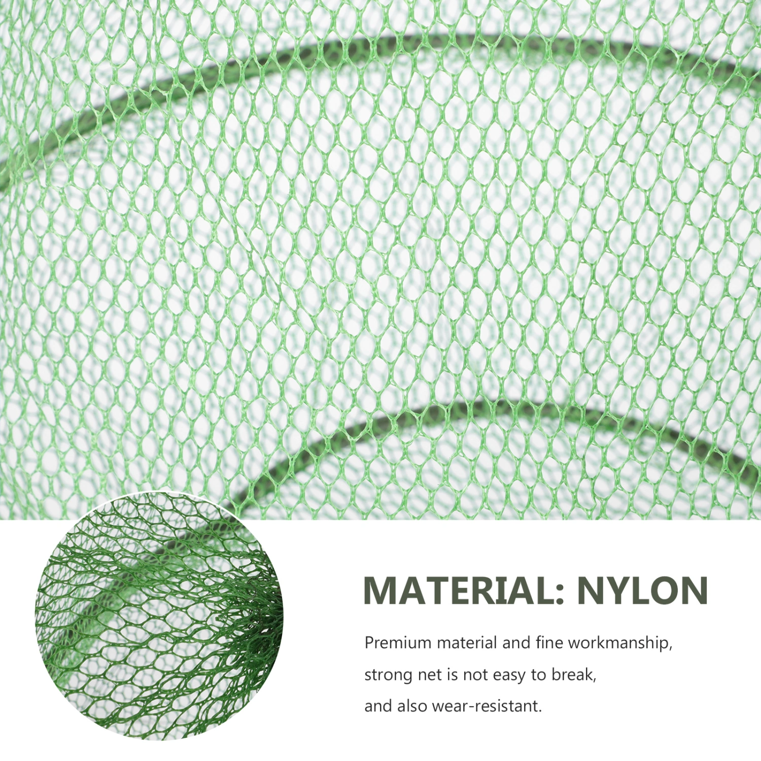 Fishing Catch Netting Lightweight Fishing Net Wear-resistant Fishing Net Collapsible Fishing Netting