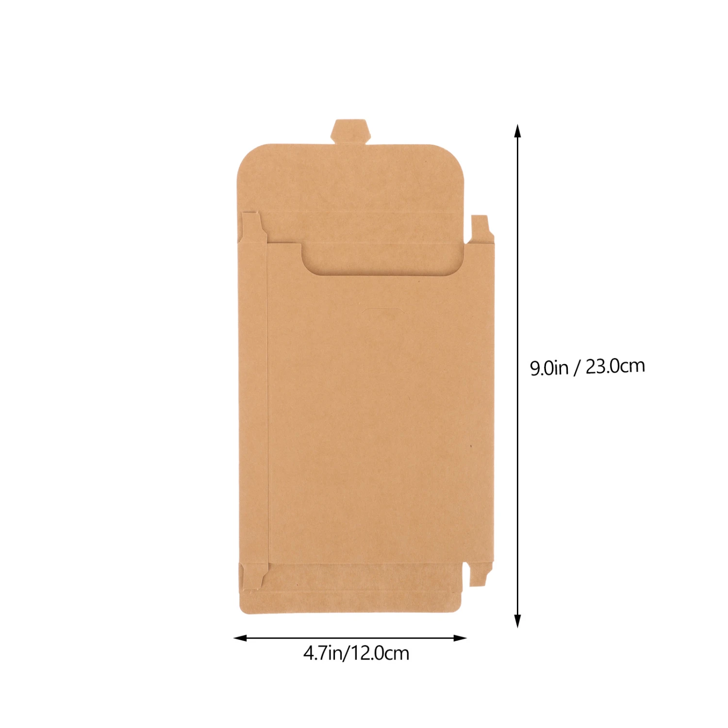 20pcs Kraft Paper Box Postcard Packaging Box Photo Pictures Storage Box