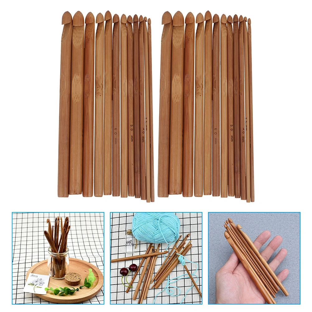 2 Sets of Handheld Crochet Hooks Yarn Craft Crochet Needles Knitting Needles Crochet Hooks for Knitting